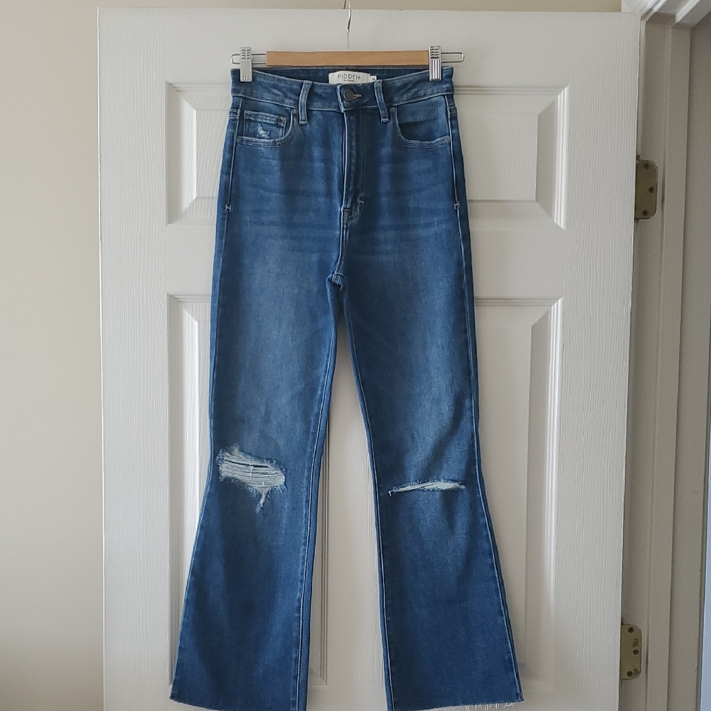 NWOT Hidden Los Angeles Ultra High Rise Boot Cut Women's Jeans. 25